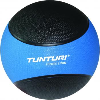 Tunturi-Fitness 14TUSCL320 Tunturi Balón medicinal 4 kg, Azul/Negro