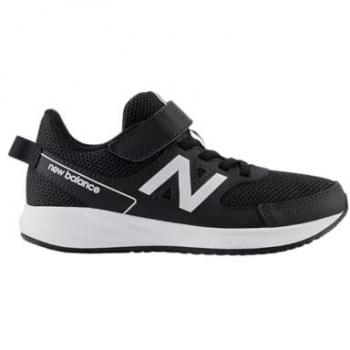 Zapatillas de running New Balance 570 v3 Bungee Lace Hook & Loop Top Strap negro blanco infantil - Talla 35