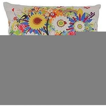 Fundas de Cojines Algodón de Lino Decorativos Sofá Árbol de la Vida de Colores Funda de Almohada