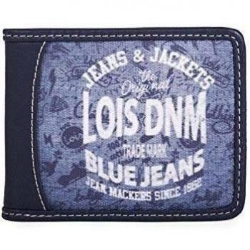 LOIS - 10401 BILLETERO ESTAMPADO, Color Azul