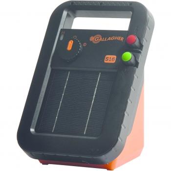 Energizador Solar Gallagher S16 con Batería 6V/0.16J