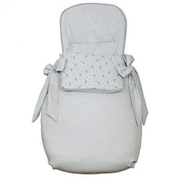 Babyline Bunny - Saco 3 usos, unisex, color celeste