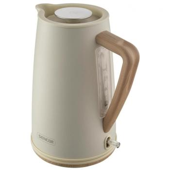 Hervidor Eléctrico Sencor SWK 2717YG 1,7L Acero Inoxidable 2250W Color Crema