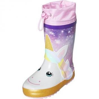 Playshoes Unicorn Lilac Baby Girl Rubber Rain Boots