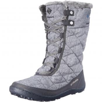 Columbia Minx Mid II Omni-Heat Twill - Zapatillas para deportes de exterior de Piel y Sintético para mujer Negro Noir