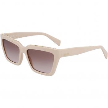Liu Jo LJ793SR 264 Anteojos de Sol para Mujer Marrones, 57 Lentes de Sol, Gafas de Sol para Mujer Marrones