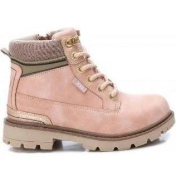 Xti Kids - Botines para niña 150477 en color nude con cierre de cremallera