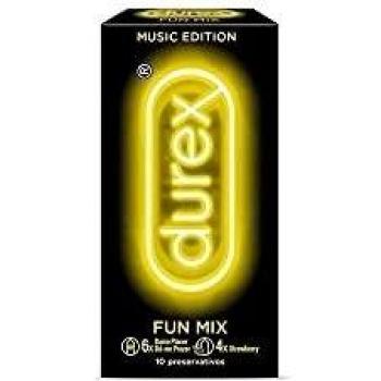 Durex Music Edición Fun Mix, 10Uni, Pack de 1