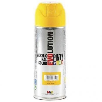 PINTYPLUS EVOLUTION Pintura Spray Acrílica Barniz Brillo 270cc Gloss Varnish B199, Único, 270 ml