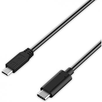 USB-C a Micro USB Cable, Rankie Alta velocidad USB Type C USB-C[USB Tipo C USB-C ] a Micro USB Cable de Datos para Nexus 6P, Nexus 5X, Pixel C, Lumia 950/ 950XL, Apple New Macbook 12 Pulgadas, Nokia N1, and Other Type-C Supported Devices 1m