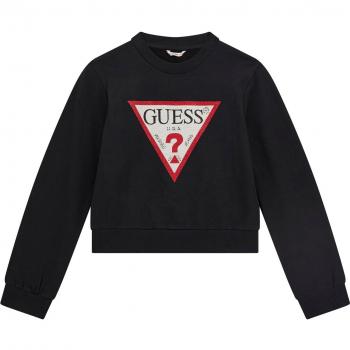 Guess Kids Triangle Logo Print Sweatshirt