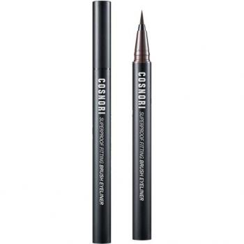 COSNORI - Superproof Brush Eyeliner - 0.6g - #2 Black Brown (2024 Version)