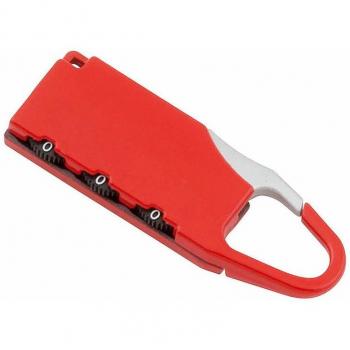 Candado metálico de seguridad con combinación numérica DAM, dimensiones 2.00x6.50x0.80 cm