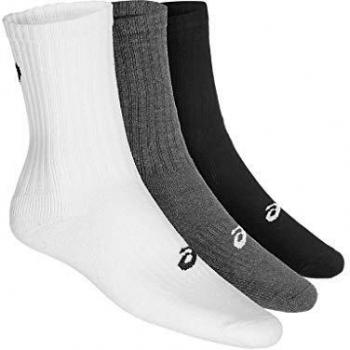 ASICS 3Ppk Crew Calcetines, Unisex Adulto, Multicolor, S