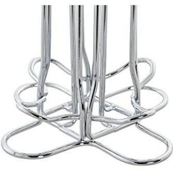 Organizador de Cápsulas de Café DKD Home Decor Plateado Metal Plástico 13 x 13 x 37 cm