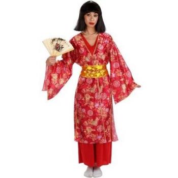 César - Disfraz de geisha japonesa para mujer
