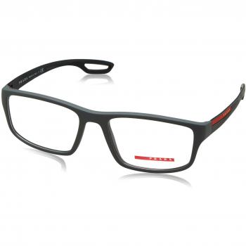 Prada Linea Rossa 0PS 09GV, Monturas de Gafas para Hombre, Grey Rubber, 55