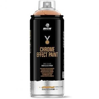 Spray MTN Pro Pintura Acrílica Efecto Metálico Cobre Cromado 400ml