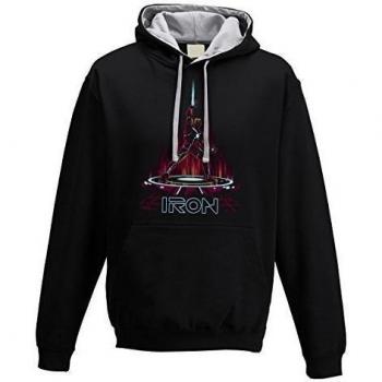 sudadera con capucha doppio colore hombre Iron Armor weapon S