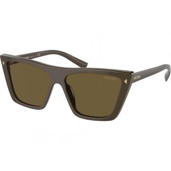 Prada PR 21ZS Women's Butterfly Sunglasses Green/Brown Size 55