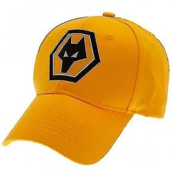 Gorra de béisbol Wolverhampton Wanderers FC Crest Amarillo/negro One Size