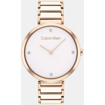Calvin Klein - Reloj de mujer Minimalistic 25200135 de acero rosa