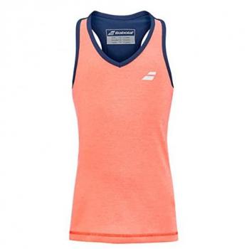 Camiseta de Tirantes Babolat Play Niña Coral 140