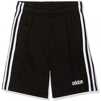 adidas YB E 3S KN SH Sport Shorts, Niños, Black/White, 8-9Y