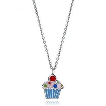 Colgante Niña Viceroy Colección Sweet de plata 1ª ley con motivo Cupcake de 8 mm.