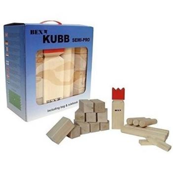 KUBB Semi Pro - Juego Sueco, Kubbs, Set de Torneo de Bex, Grande