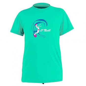 Camiseta de Sol O'Neill para Niña, Manga Corta, Color Celeste - Talla 3