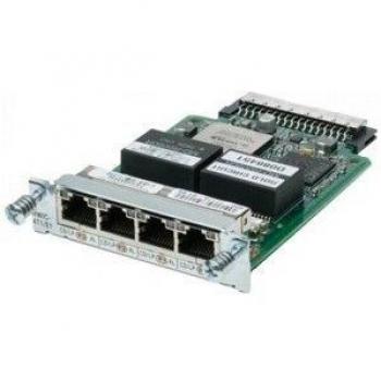 The product name is consistent across the descriptions provided: Cisco 4-Port T1/E1 Clear Channel High-Speed WAN Interface Card