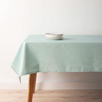 Mantel Antimanchas Jacquard Belum Bacoli 000-068 Turquesa 240 x 155 cm, Tacto Extrasuave, Tejido 70% algodón - 30% poliéster