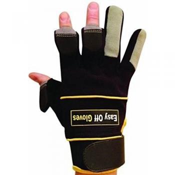 Guantes de Easy Off Especialistas y Las Puntas de Dedos se Pliegan Hacia Atrás - Ideal para montar a caballo , Tiro , Pesca, Gimnasio , Levantamiento de pesas , Jardinería, Fotografía, Paintball, bricolaje & Uniforme de Trabajo