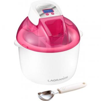 Sorbetière eléctrica LAGRANGE 1,8 L 12 W programable en color frambuesa