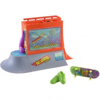 Pista de Juguete Hot Wheels Skatepark Acuario con rampas, obstáculos y vehículos incluidos