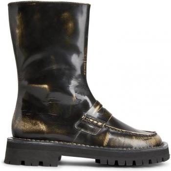 CAMPERLAB Eki Boots for Men - Black/Beige, Size 41 (EU) / Size 8 (US), Smooth Leather