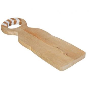 Tabla de Cortar de Madera de Mango 43.5 x 15 x 3 cm - Cuida Cada Detalle de Tu Hogar