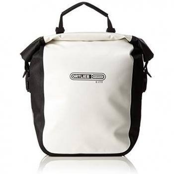 Ortlieb Men's Sport-Roller City Bike Bag, White/Black, 30 x 25 x 14 cm/25 Litre