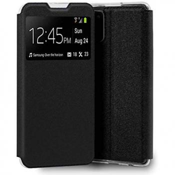 Funda Libro Soporte con Ventana Negra para Samsung Galaxy A52 / A52 5G / A52s 5G