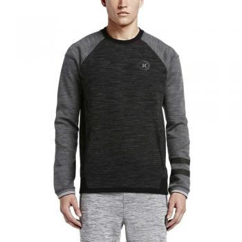 Hurley Phantom Advance Crew, Color: Black Heather, Size: Xl