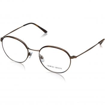 Giorgio Armani 0AR5070J Monturas de Gafas, Brown Havana/Matte Bronze, 49 para Hombre