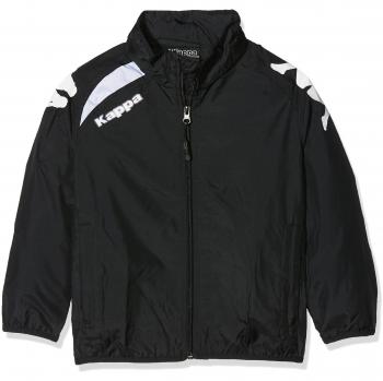 Kappa Vado JKT Chaqueta, Unisex, Negro, 6Y