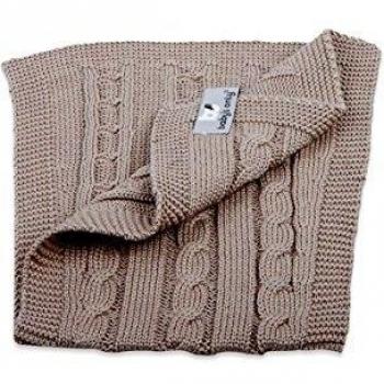 Sólo babero taupe protección hombro Tricot Unido del bebé
