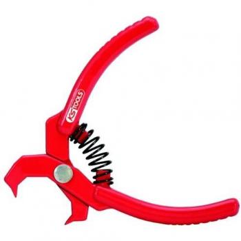 Pinza de desbloqueo para remaches expansores de plástico, roja, en ángulo, 100 mm KS TOOLS 115.1097