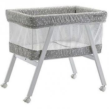 Micuna MO-1560 Mini - Minicuna con diseño Stars, color blanco