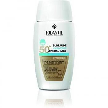 Rilastil Sunlaude Pediatrics - Mineral Baby, Ultrafluido De Protección Solar Para Bebés - Spf +, 50 Mililitro