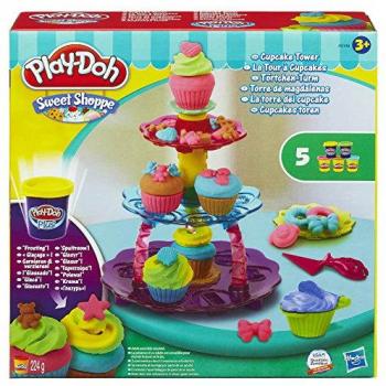Torre de Cupcakes Playdoh - Juego Creativo de Decoración y Diversión