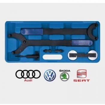 Brilliant Tools BT591030 Juego de herramientas de reglaje de motores para VAG, incluye herramientas para ajuste y tiempos de distribución