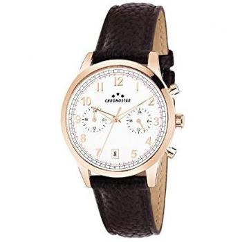 CHRONOSTAR Mens Multi dial Quartz Watch with Leather Strap R3751269001